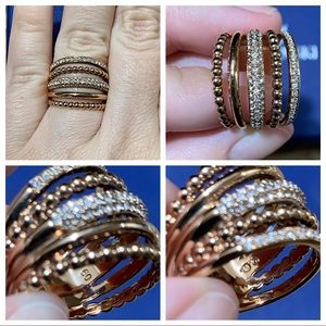 RETIRED SWAROVSKI RING SZ 60